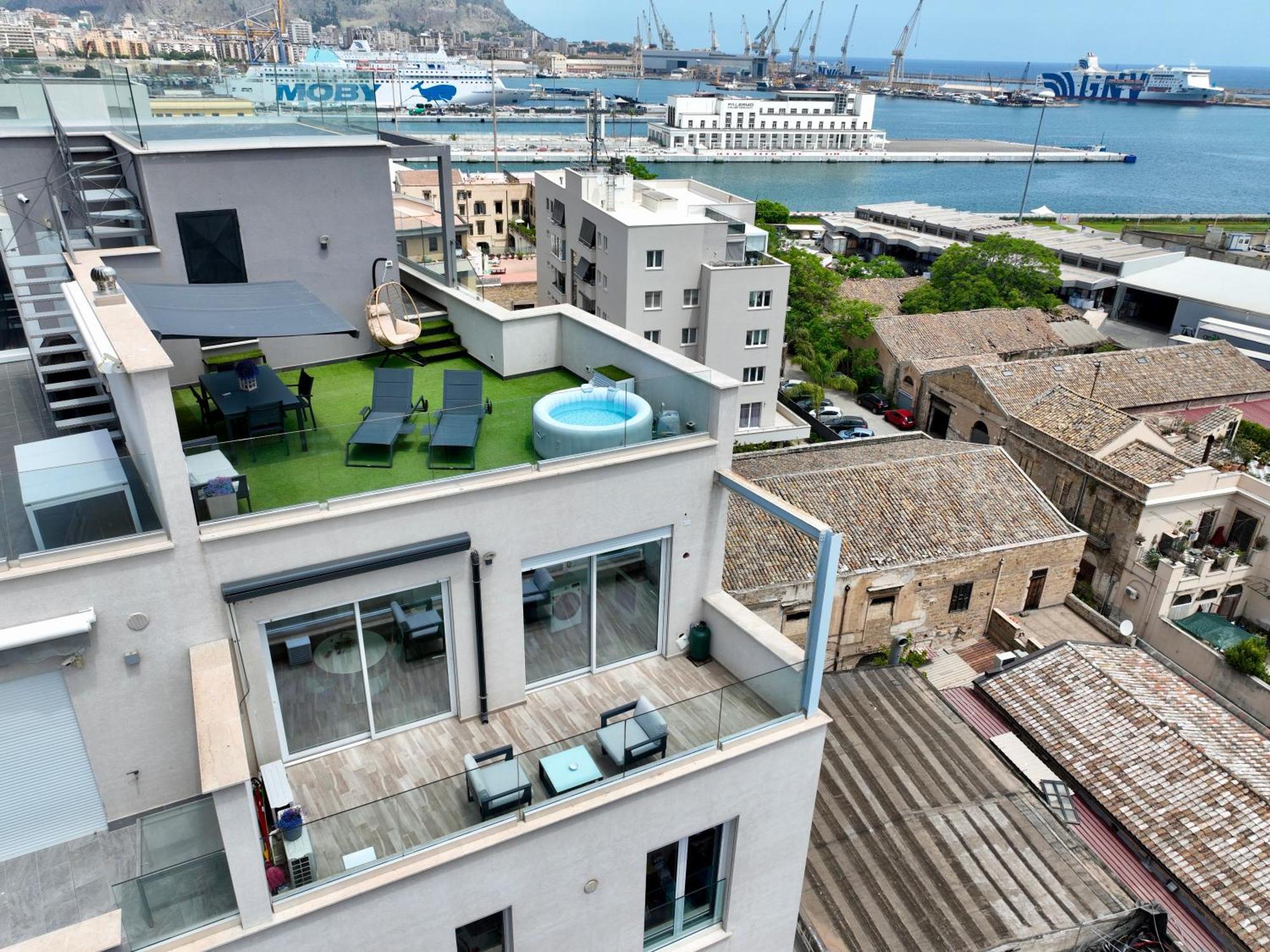 Marina Rooftop View Palermo Eksteriør bilde